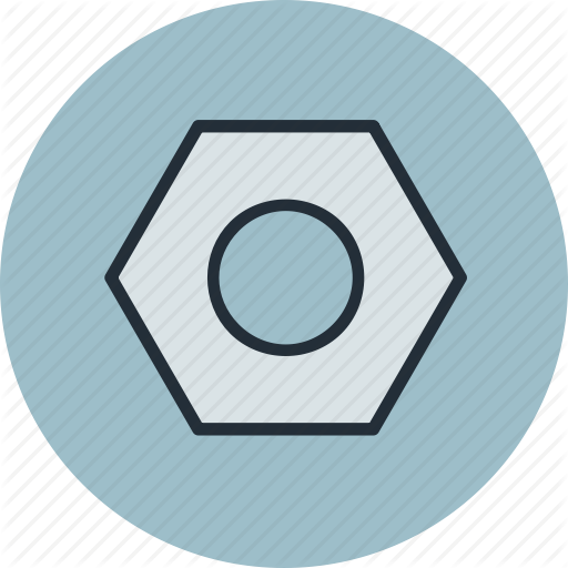 Female, Internal, Nut, Screw Icon