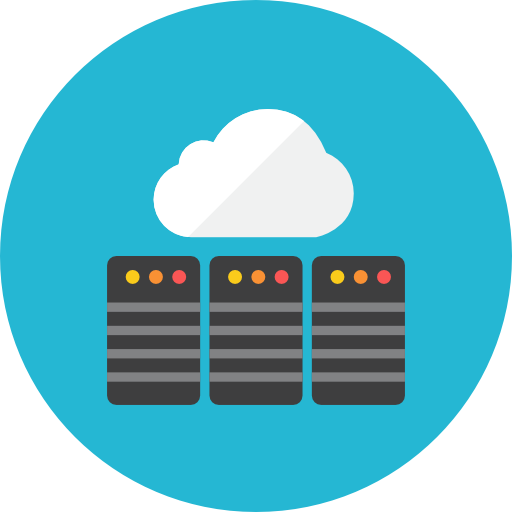 Data Service On Cloud Icon