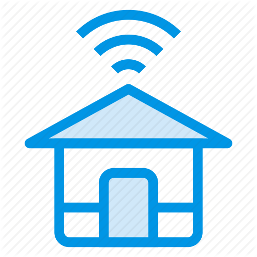 Connected, Connection, Home, House, Internet, Wifi, Wireless Icon