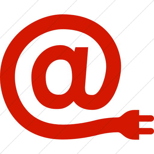Simple Red Iconathon Internet Connection Icon