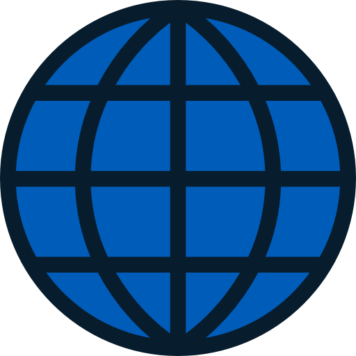 World, Earth Globe, Wireless Internet Icon