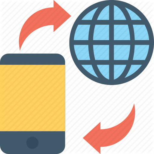 Globe, Internet, Mobile, Mobile Data, Mobile Internet Icon