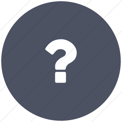 Flat Circle White On Blue Gray Bootstrap Font Awesome