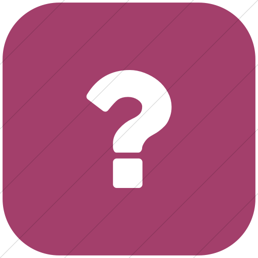 Flat Rounded Square White On Pink Bootstrap Font