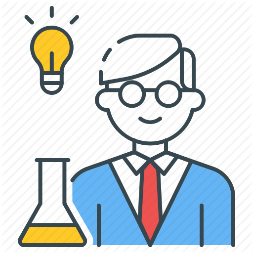 Chemist, Inventor, Male, Professor, Research, Scientist, Teacher Icon