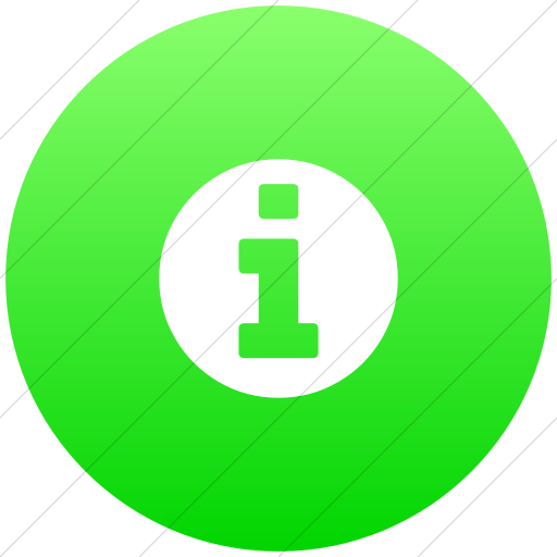 Flat Circle White On Ios Neon Green Gradient Bootstrap