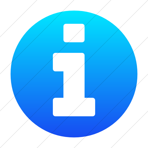 Simple Ios Blue Gradient Bootstrap Font Awesome Info