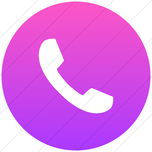 Flat Circle White On Ios Pink Gradient Broccolidry