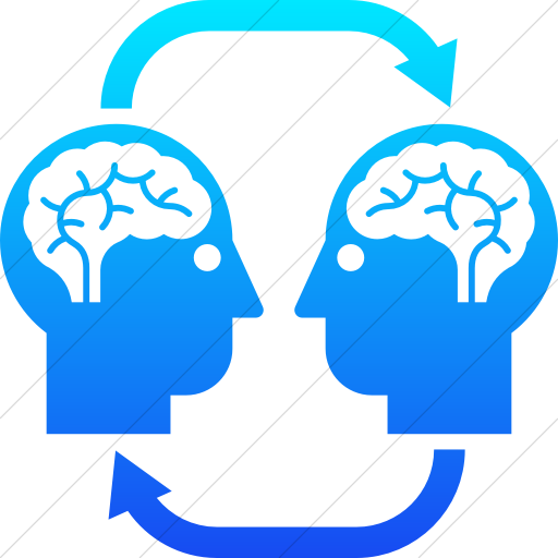 Simple Ios Blue Gradient Iconathon Skill Share Icon