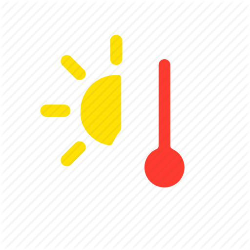 Apple, Heat, Hot, Overheating, Temperature, Thermometer, Weather Icon