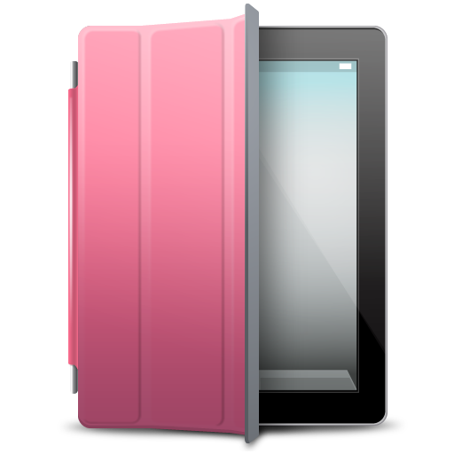 Ipad Black Pink Cover Icon Ipad Iconset Fast Icon Design