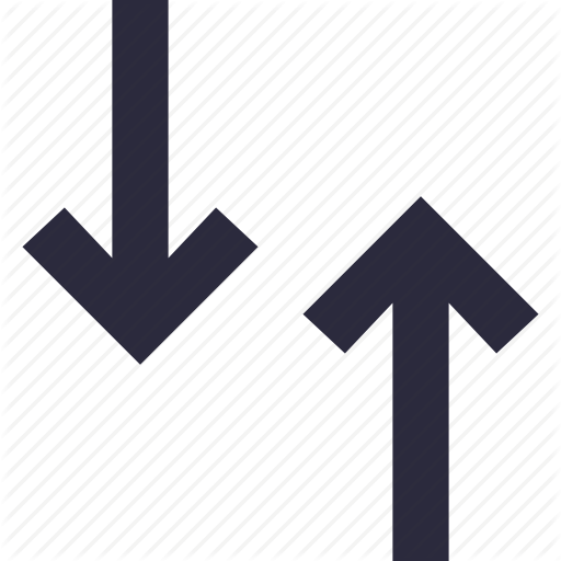 Arrows, Data Share, Directional, Down Arrow, Up Arrow Icon