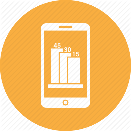 Bar, Call, Communication, Infographic, Iphone, Mobile Icon