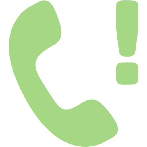 Guacamole Green Missed Call Icon