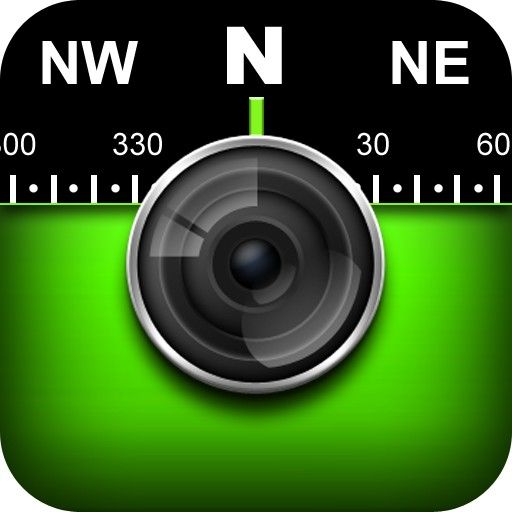 Solocator App Icon Gps Camera App + Compass Timestamp