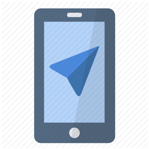 App, Application, Arrow, Gps, Navigation, Phone, Smartphone Icon