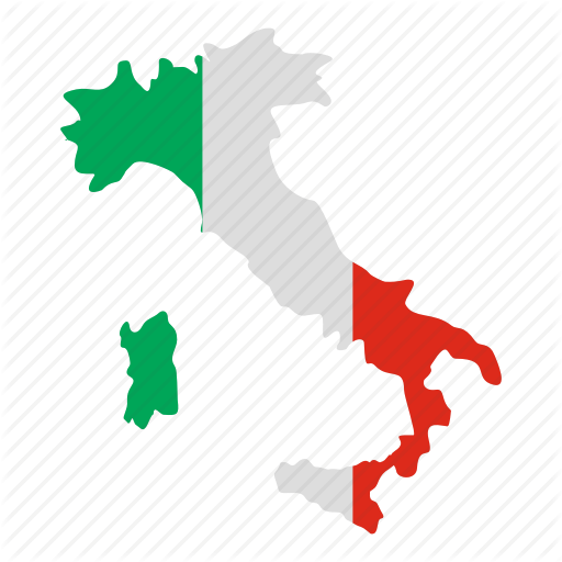 Atlas, Flag, Homeland, Italian, Italy Map, Stylized, Territory Icon