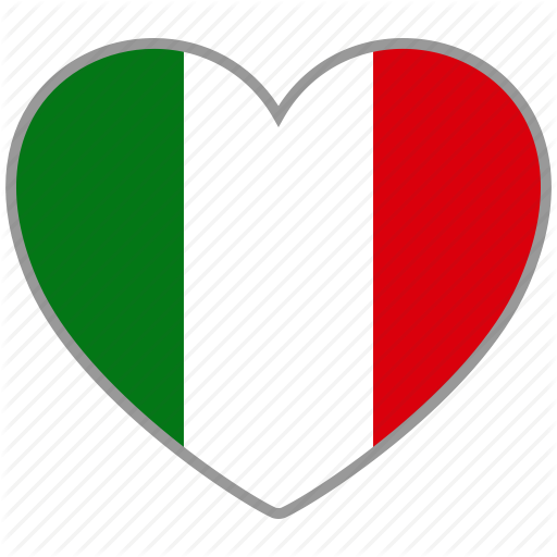 Country, Flag, Flag Heart, Italy, Love, Nation Icon
