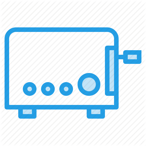 Appliance, Bread, Breakfast, Electronic, Kitchen, Toaster Icon