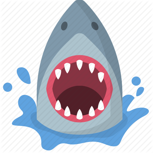 Attack, Breach, Danger, Ocean, Shark, Warning, Wildlife Icon