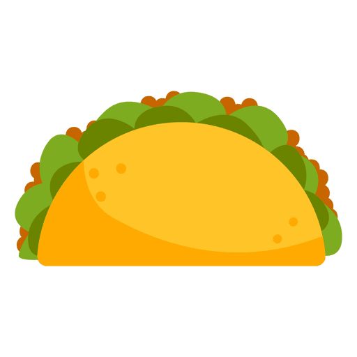 Taco Icon Cartoon