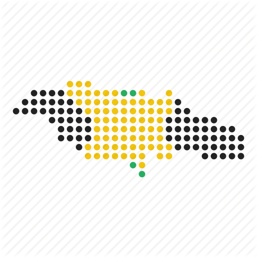 Country, Jamaica, Jamaican, Location, Map Icon
