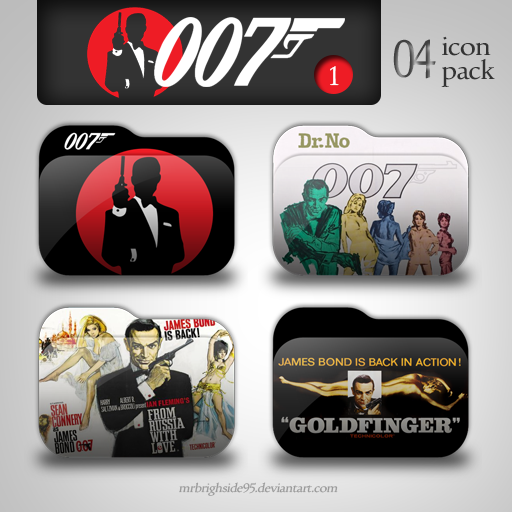 James Bond Folder Icon Pack Part