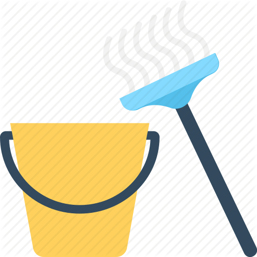 Bucket, Cleaning, Housekeeping, Janitor, Mop Icon