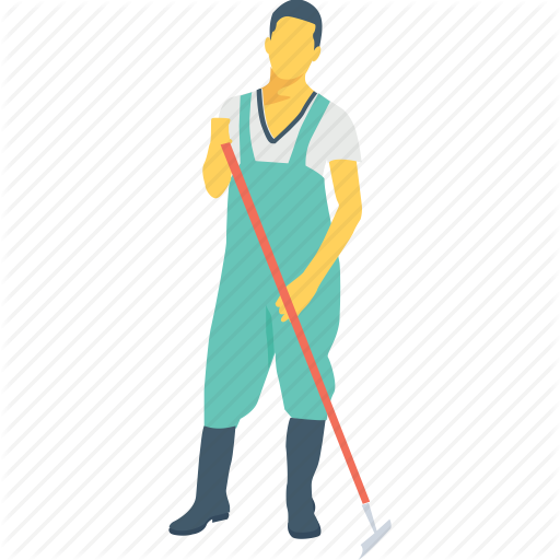 Cleaning, Janitor, Man, Service, Worker Icon