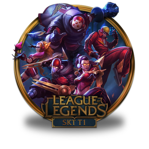 Skt, Icon Free Of League Of Legends Gold Border Icons