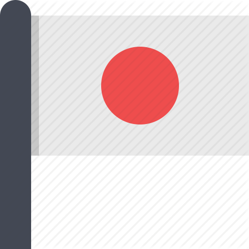 Asia, Country, Flag, Japan Icon
