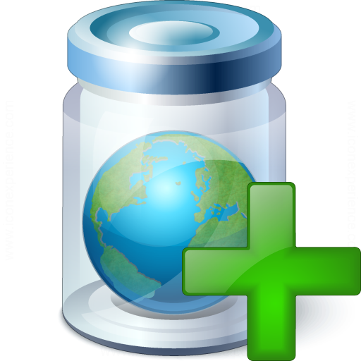 Iconexperience V Collection Jar Earth Add Icon