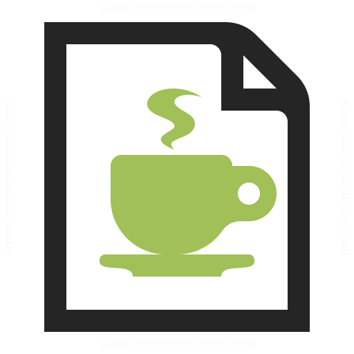 Document Cup Icon Iconexperience
