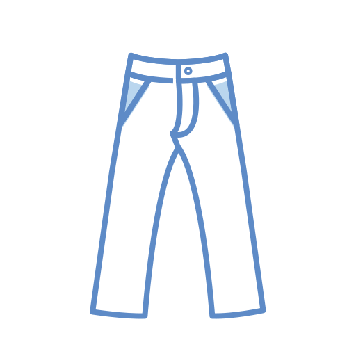 Jeans Icon Free Of Clothing Icons Stroke Color