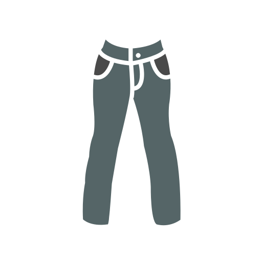 Woman's, Jeans Icon Free Of Clothing Icons Colored