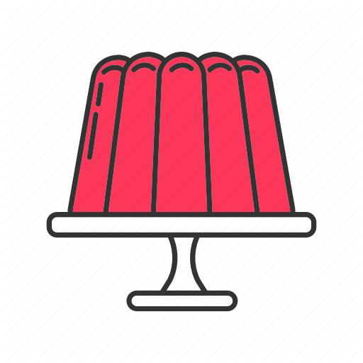 Cake, Dessert, Food, Gelatin, Jelly, Pudding, Sweet Icon