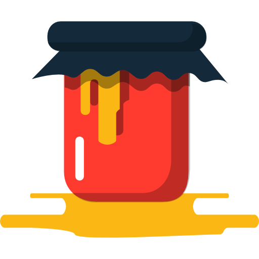 Marmalade, Food, Covered, Jar, Sweet, Fruit, Container, Jelly Icon