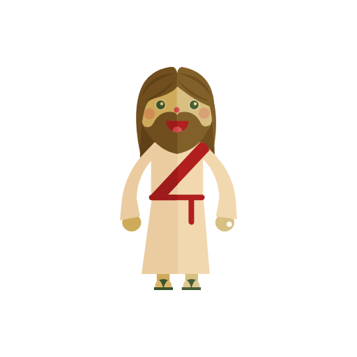 Jesus, Christmas Icon Free Of Christmas Icons In Flat