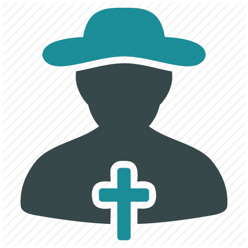 Christian, Church, Cross, Jesus, Monk, Priest, Religion Icon
