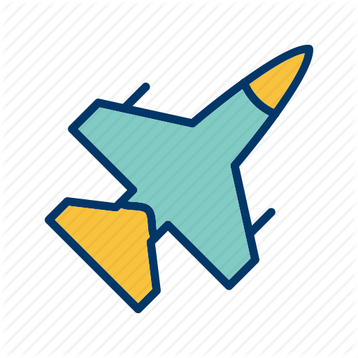 Aircraft, Airforce, Jet Icon