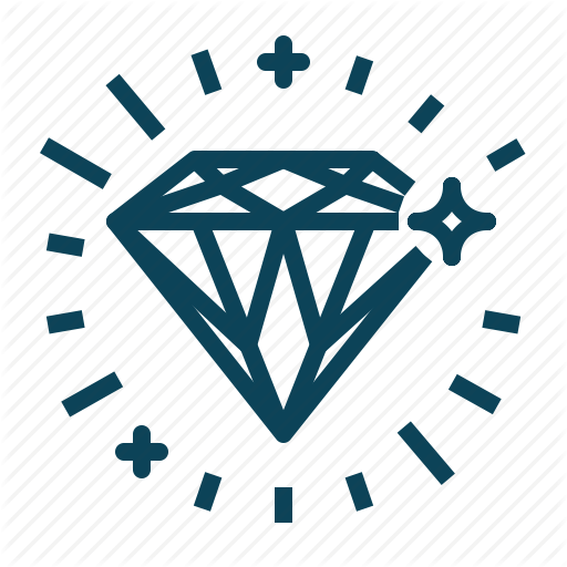 Crystal, Diamond, Gem, Jewelry Icon