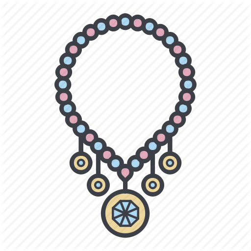 Jewelry, Necklace, Ornament, Shopping Icon