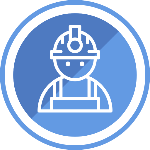 Engineer, Employee, Construction, People, Worker, Stick Man, Job Icon