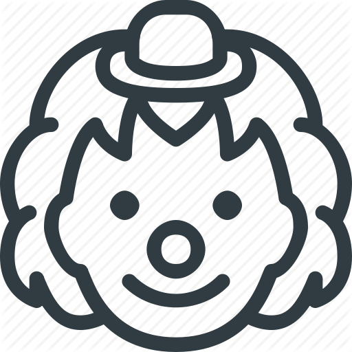 Birthday, Clown, Joke, Laugh Icon