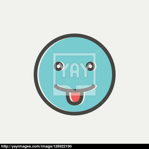 Joker Thin Line Icon Vector