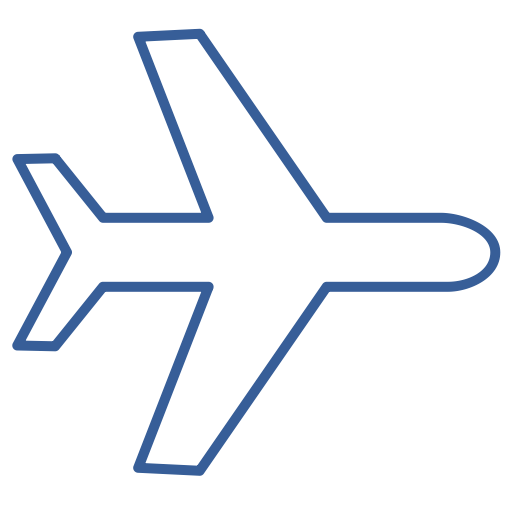 Way, Transportation, Plane, One, Flight, Airplane, Journey Icon
