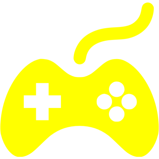 Yellow Joystick Icon
