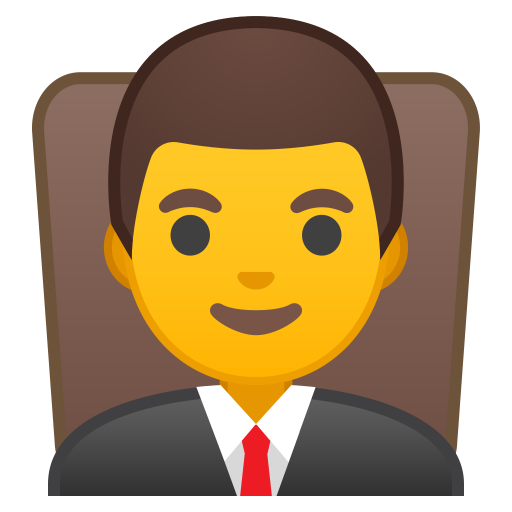 Man Judge Icon Noto Emoji People Profession Iconset Google