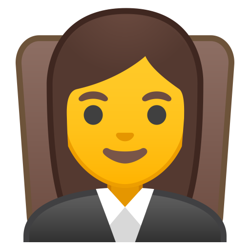 Woman Judge Icon Noto Emoji People Profession Iconset Google