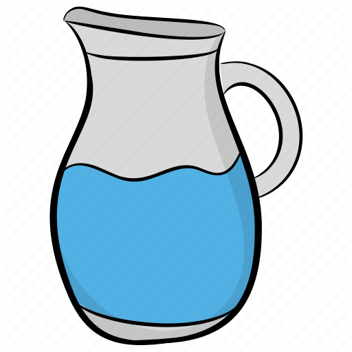 Container, Jug, Kitchen Utensil, Pitcher, Water Jug Icon